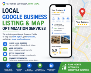 Local Google Business Listing and Map Optimization Services in Jaipur, India